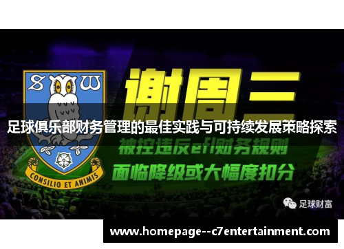 足球俱乐部财务管理的最佳实践与可持续发展策略探索 足球俱乐部财务管理的最佳实践与可持续发展策略探索