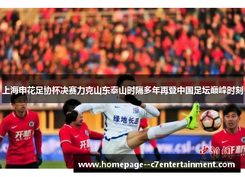 上海申花足协杯决赛力克山东泰山时隔多年再登中国足坛巅峰时刻 上海申花足协杯决赛力克山东泰山时隔多年再登中国足坛巅峰时刻